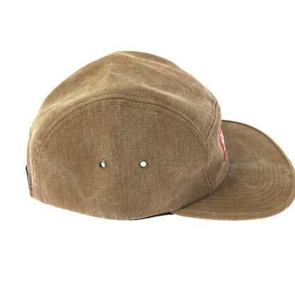 【中古品】【メンズ】 SUPREME シュプリーム 15SS STONE WASHED CANVAS CAMP CAP ストーンウォッシュド キャンバスキャップ 帽子 185-260809-hi-10-tagh サイズ：F カラー：ブラウン 万代Net店