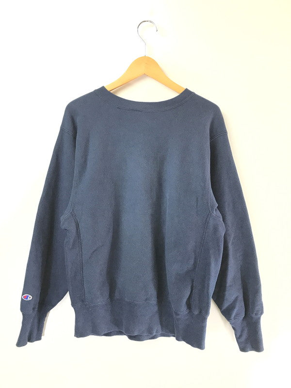 【中古品】【メンズ】 CHAMPION チャンピオン 90's REVERSE WEAVE SWEAT SHIRT リバース ウィーブ スウェット シャツ トレーナー トップス 146-260805-rt-15-tagh サイズ：M カラー：ネイビー 万代Net店