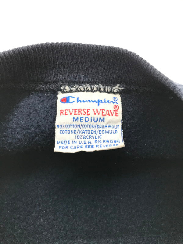 【中古品】【メンズ】 CHAMPION チャンピオン 90's REVERSE WEAVE SWEAT SHIRT リバース ウィーブ スウェット シャツ トレーナー トップス 146-260805-rt-15-tagh サイズ：M カラー：ネイビー 万代Net店