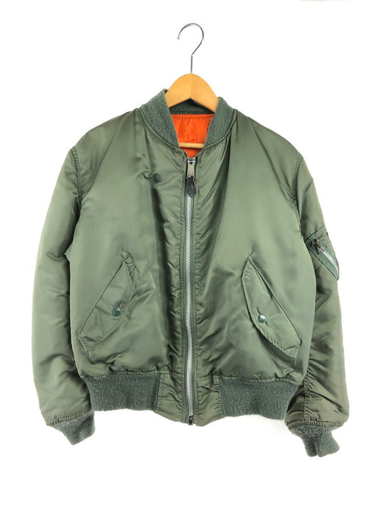【中古品】【メンズ】 USED ユーズド FLIGHT JACKET KHAKI 0615-00-573-8335 USA製 フライト ジャケット アウター 146-260805-rt-06-tagh サイズ：M カラー：カーキ 万代Net店
