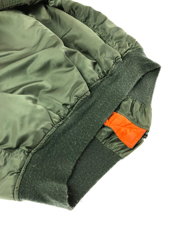【中古品】【メンズ】 USED ユーズド FLIGHT JACKET KHAKI 0615-00-573-8335 USA製 フライト ジャケット アウター 146-260805-rt-06-tagh サイズ：M カラー：カーキ 万代Net店