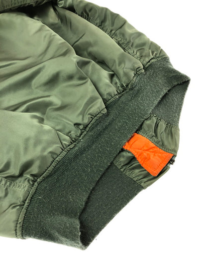 【中古品】【メンズ】 USED ユーズド FLIGHT JACKET KHAKI 0615-00-573-8335 USA製 フライト ジャケット アウター 146-260805-rt-06-tagh サイズ：M カラー：カーキ 万代Net店