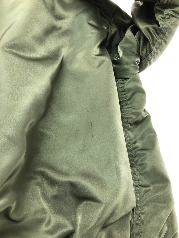 【中古品】【メンズ】 USED ユーズド FLIGHT JACKET KHAKI 0615-00-573-8335 USA製 フライト ジャケット アウター 146-260805-rt-06-tagh サイズ：M カラー：カーキ 万代Net店