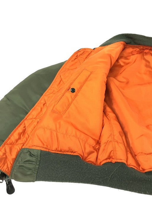 【中古品】【メンズ】 USED ユーズド FLIGHT JACKET KHAKI 0615-00-573-8335 USA製 フライト ジャケット アウター 146-260805-rt-06-tagh サイズ：M カラー：カーキ 万代Net店