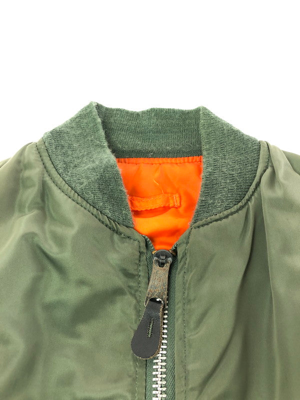 【中古品】【メンズ】 USED ユーズド FLIGHT JACKET KHAKI 0615-00-573-8335 USA製 フライト ジャケット アウター 146-260805-rt-06-tagh サイズ：M カラー：カーキ 万代Net店
