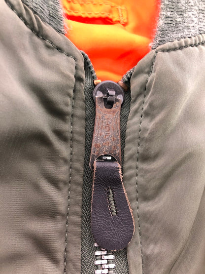 【中古品】【メンズ】 USED ユーズド FLIGHT JACKET KHAKI 0615-00-573-8335 USA製 フライト ジャケット アウター 146-260805-rt-06-tagh サイズ：M カラー：カーキ 万代Net店