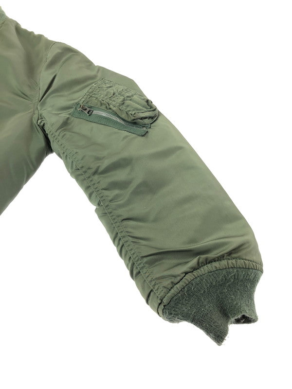 【中古品】【メンズ】 USED ユーズド FLIGHT JACKET KHAKI 0615-00-573-8335 USA製 フライト ジャケット アウター 146-260805-rt-06-tagh サイズ：M カラー：カーキ 万代Net店
