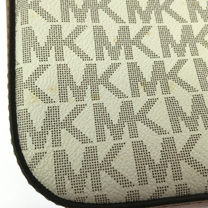 【中古品】【メンズ】 MICHAEL KORS マイケルコース JET SET ITEM LG EW CROSSBODY BAG WHITE クロスボディーバッグ 180-260806-su-08-tagh カラー：ホワイト/ブラウン 万代Net店