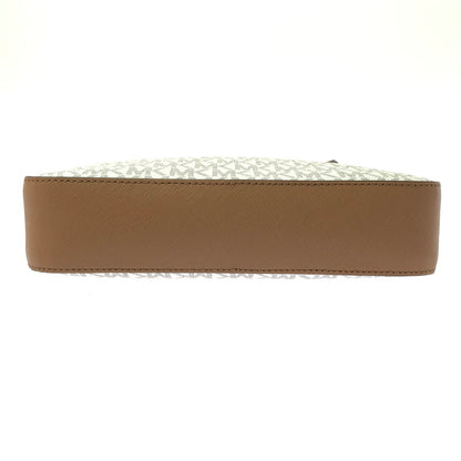 【中古品】【メンズ】 MICHAEL KORS マイケルコース JET SET ITEM LG EW CROSSBODY BAG WHITE クロスボディーバッグ 180-260806-su-08-tagh カラー：ホワイト/ブラウン 万代Net店