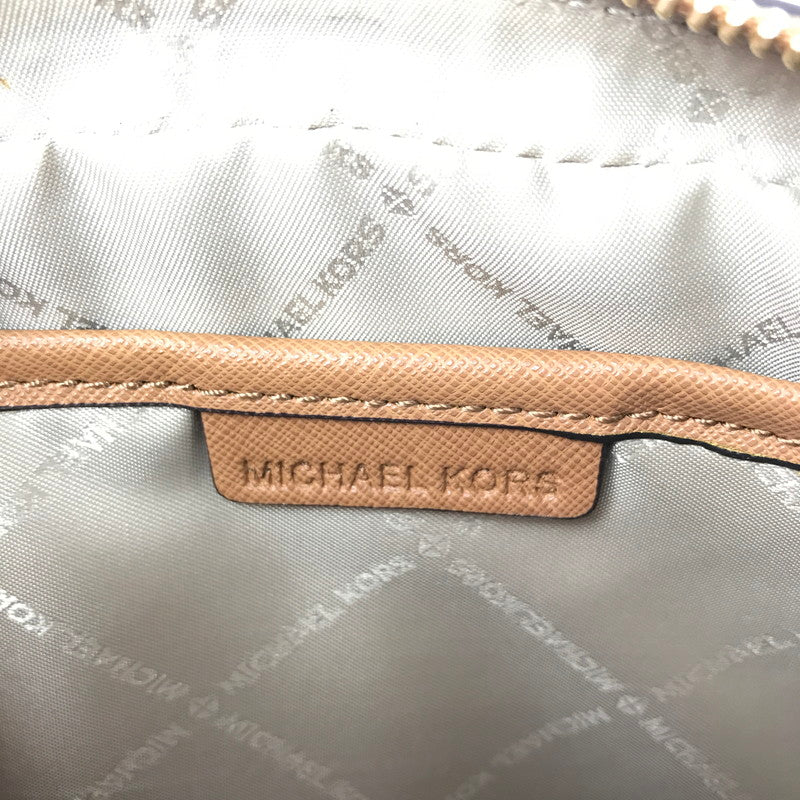 【中古品】【メンズ】 MICHAEL KORS マイケルコース JET SET ITEM LG EW CROSSBODY BAG WHITE クロスボディーバッグ 180-260806-su-08-tagh カラー：ホワイト/ブラウン 万代Net店