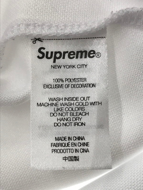 【中古品】【メンズ】 SUPREME シュプリーム × MITCHELL&NESS ミッチェルアンドネス 22AW FOOTBALL JERSEY WHITE フットボール ジャージ トップス コラボ 149-260808-rt-04-tagh サイズ：L カラー：ほうぃあと 万代Net店