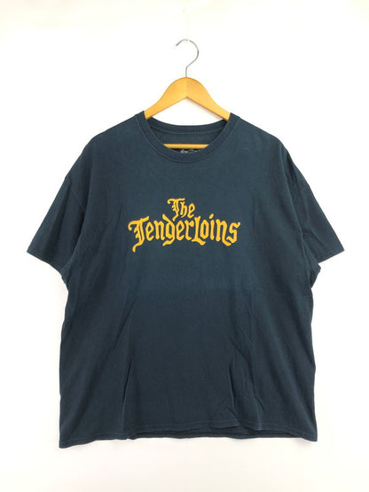 【中古品】【メンズ】 TENDERLOIN テンダーロイン LOGO T-SHIRT NAVY ロゴプリント クルーネック半袖カットソー ストリート 142-260822-su-05-tagh サイズ：XL カラー：ネイビー 万代Net店