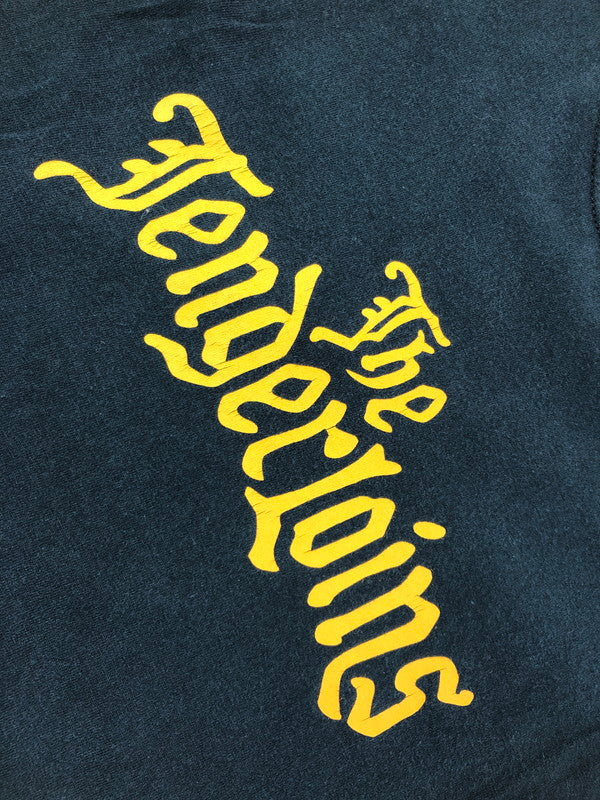 【中古品】【メンズ】 TENDERLOIN テンダーロイン LOGO T-SHIRT NAVY ロゴプリント クルーネック半袖カットソー ストリート 142-260822-su-05-tagh サイズ：XL カラー：ネイビー 万代Net店