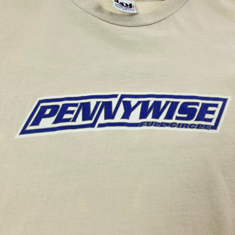 【中古品】【メンズ】 PENNYWISE ペニーワイズ 90's BAND T-SHIRT BEIGE JAMタグ USA製 90年代 バンド Tシャツ 半袖Tシャツ トップス 146-260805-rt-01-tagh サイズ：XL カラー：ベージュ 万代Net店