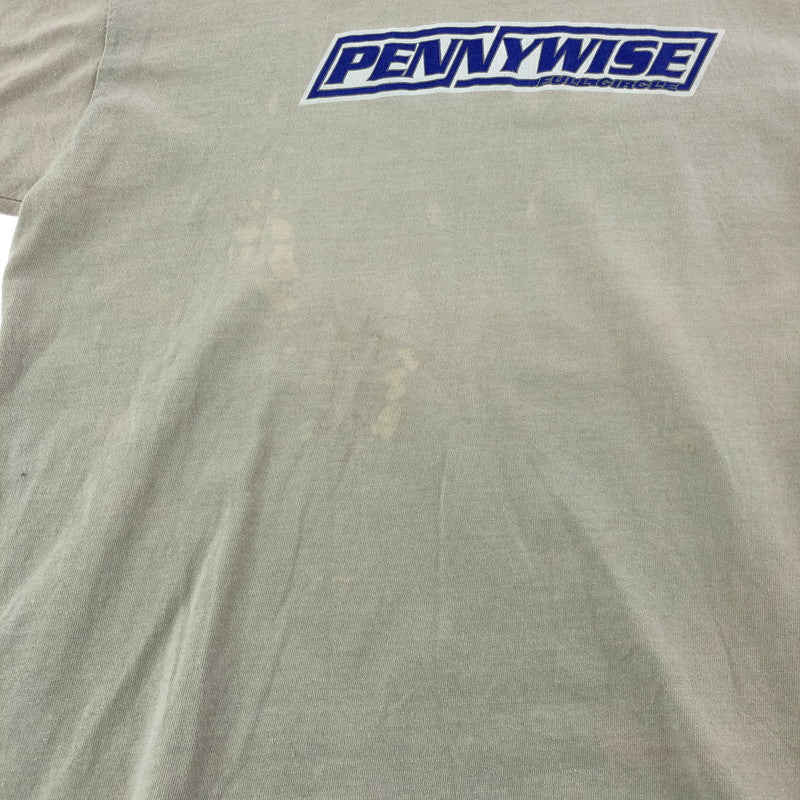 【中古品】【メンズ】 PENNYWISE ペニーワイズ 90's BAND T-SHIRT BEIGE JAMタグ USA製 90年代 バンド Tシャツ 半袖Tシャツ トップス 146-260805-rt-01-tagh サイズ：XL カラー：ベージュ 万代Net店