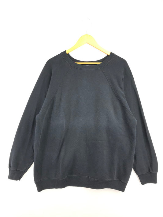 【中古品】【メンズ】 HANES SPORT ヘインズ スポーツ 90's RAGLAN SWEATSHIRT BLACK USA製 ラグラン スウェットシャツ トップス 146-260818-rt-50-tag カラー：ブラック 万代Net店