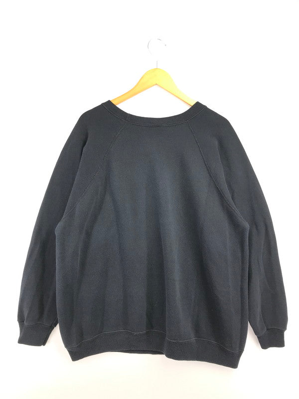 【中古品】【メンズ】 HANES SPORT ヘインズ スポーツ 90's RAGLAN SWEATSHIRT BLACK USA製 ラグラン スウェットシャツ トップス 146-260818-rt-50-tag カラー：ブラック 万代Net店