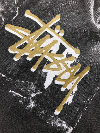 【中古品】【メンズ】 OLD STUSSY オールド ステューシー 90's INCREASE THE PEACE PHOTO T-SHIRT 半袖Tシャツ トップス メキシコ製 紺タグ 142-260805-rt-14-tagh サイズ：XL カラー：ブラック 万代Net店