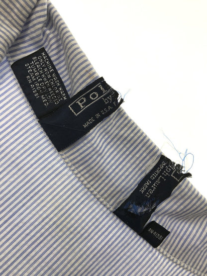 【中古品】【メンズ】 POLO RALPH LAUREN ポロ ラルフローレン 90's SEERSUCKER SWING TOP シアサッカー スウィングトップ USA製 ライトアウター 146-260805-rt-16-tagh サイズ：XL カラー：ブルー 万代Net店