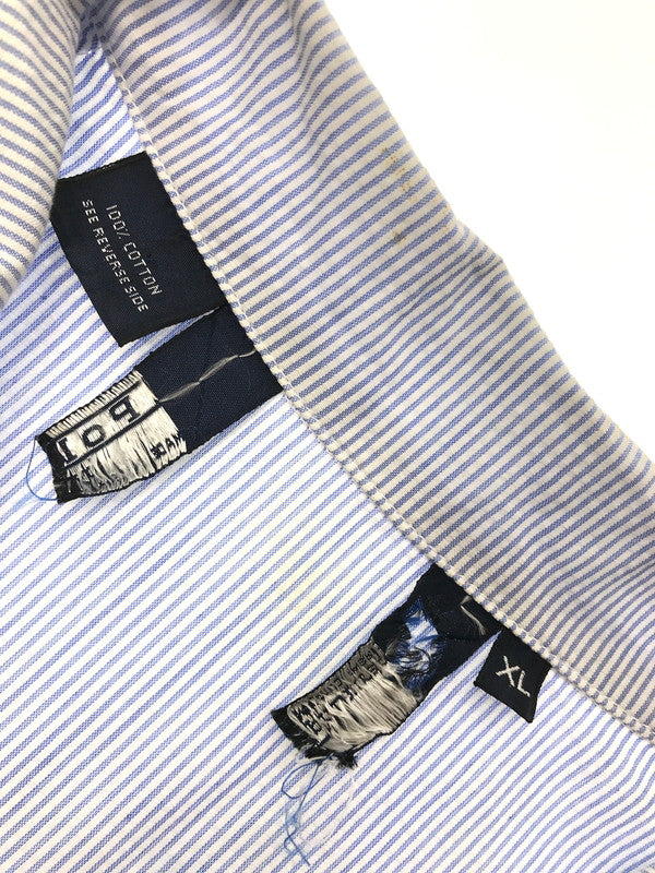 【中古品】【メンズ】 POLO RALPH LAUREN ポロ ラルフローレン 90's SEERSUCKER SWING TOP シアサッカー スウィングトップ USA製 ライトアウター 146-260805-rt-16-tagh サイズ：XL カラー：ブルー 万代Net店