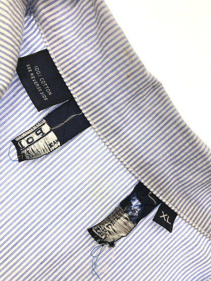【中古品】【メンズ】 POLO RALPH LAUREN ポロ ラルフローレン 90's SEERSUCKER SWING TOP シアサッカー スウィングトップ USA製 ライトアウター 146-260805-rt-16-tagh サイズ：XL カラー：ブルー 万代Net店