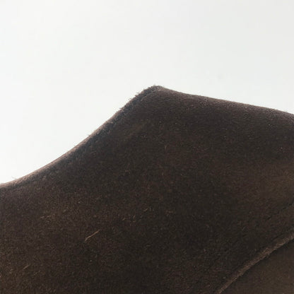 【中古品】【メンズ】 BROOKS BROTHERS PEAL&CO ブルックスブラザーズ SUEDE FLAP SHOES BROWN スエード フラップ シューズ 靴 164-260805-rt-28-tagh サイズ：不明 下記参照 カラー：ブラウン 万代Net店