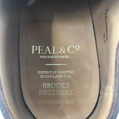 【中古品】【メンズ】 BROOKS BROTHERS PEAL&CO ブルックスブラザーズ SUEDE FLAP SHOES BROWN スエード フラップ シューズ 靴 164-260805-rt-28-tagh サイズ：不明 下記参照 カラー：ブラウン 万代Net店