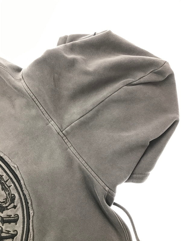 【中古品】【メンズ】 A'GEM 9 エージェム ナイン × .KOM ドット ケーオー エム ED HARDY ZIP UP HOODIE AGN25-Z07 ジップ アップ フーディー パーカー トップス 142-260805-rt-18-tagh サイズ：フリー カラー：グレー 万代Net店