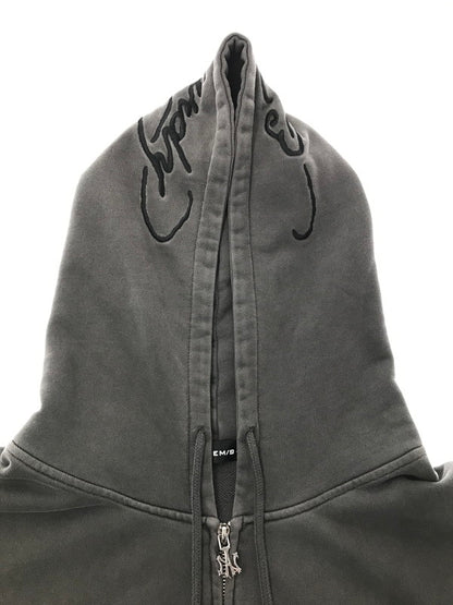 【中古品】【メンズ】 A'GEM 9 エージェム ナイン × .KOM ドット ケーオー エム ED HARDY ZIP UP HOODIE AGN25-Z07 ジップ アップ フーディー パーカー トップス 142-260805-rt-18-tagh サイズ：フリー カラー：グレー 万代Net店
