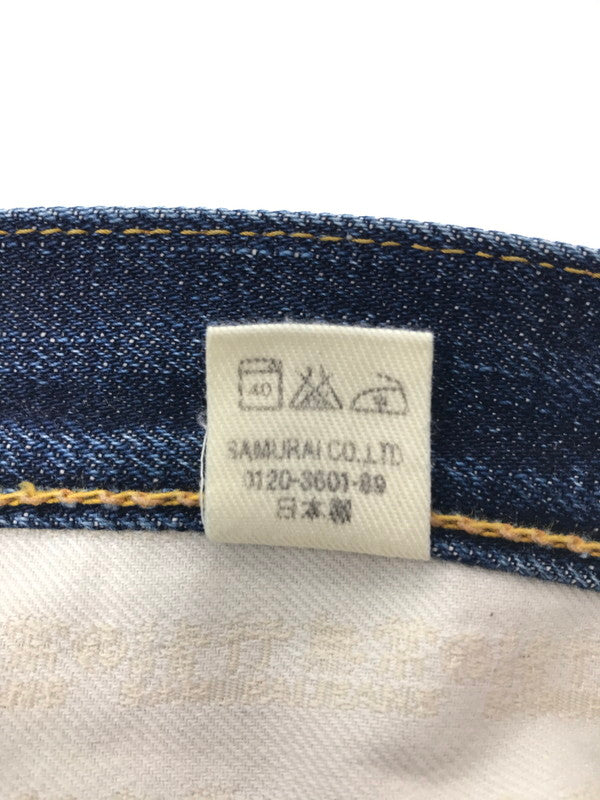 【中古品】【メンズ】 SAMURAI JEANS サムライ ジーンズ DENIM PANTS 18-139 会津の英主 デニム パンツ ボトムス ジーンズ 156-260805-rt-19-tagh サイズ：W34 カラー：インディゴ 万代Net店
