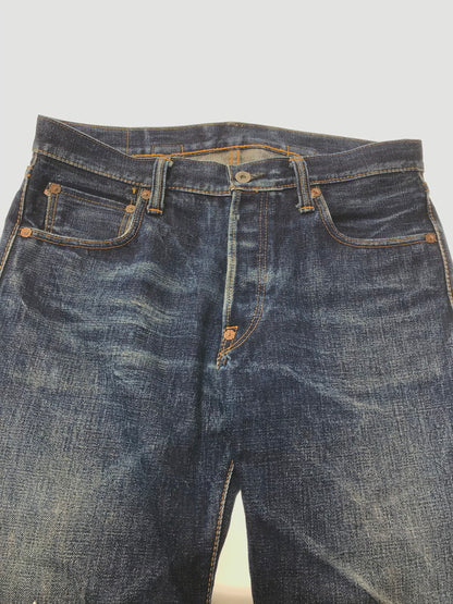 【中古品】【メンズ】 SAMURAI JEANS サムライ ジーンズ DENIM PANTS 18-139 会津の英主 デニム パンツ ボトムス ジーンズ 156-260805-rt-19-tagh サイズ：W34 カラー：インディゴ 万代Net店