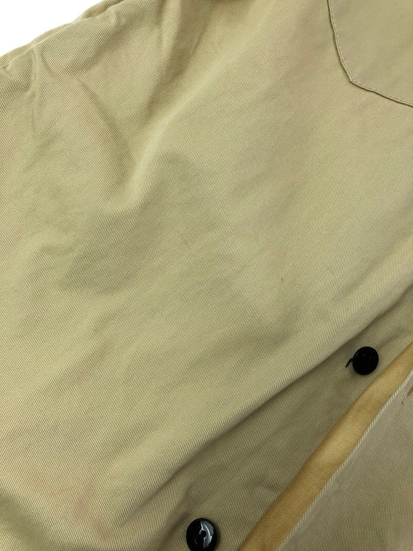【中古品】【メンズ】 STUDIO D'ARTISAN スタジオダルチザン LS WAPPEN WORK SHIRT BEIGE ワッペンデザイン 長袖ワークシャツ アメカジ 145-260822-su-07-tagh サイズ：L カラー：ベージュ 万代Net店