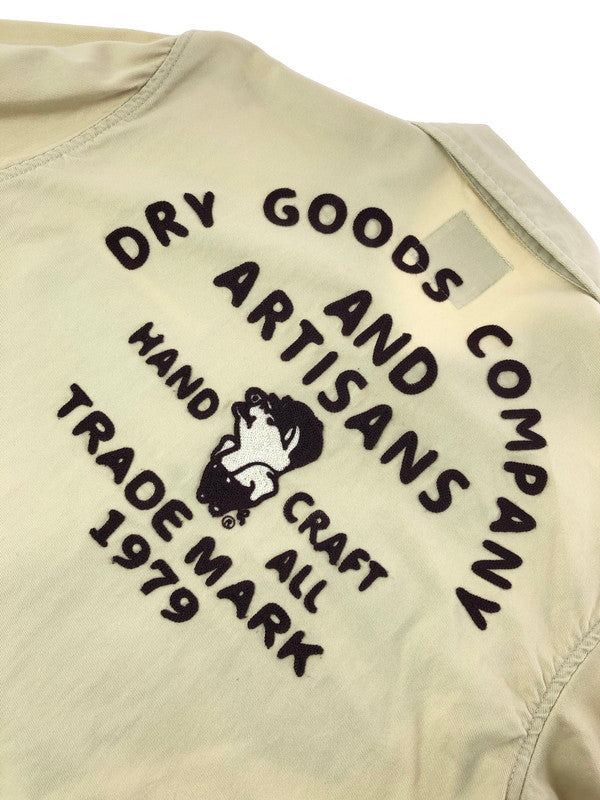 【中古品】【メンズ】 STUDIO D'ARTISAN スタジオダルチザン LS WAPPEN WORK SHIRT BEIGE ワッペンデザイン 長袖ワークシャツ アメカジ 145-260822-su-07-tagh サイズ：L カラー：ベージュ 万代Net店