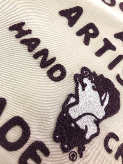 【中古品】【メンズ】 STUDIO D'ARTISAN スタジオダルチザン LS WAPPEN WORK SHIRT BEIGE ワッペンデザイン 長袖ワークシャツ アメカジ 145-260822-su-07-tagh サイズ：L カラー：ベージュ 万代Net店