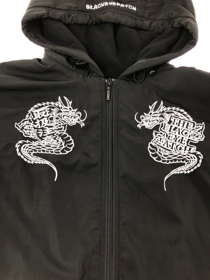【中古品】【メンズ】 THE BLACK EYE PATCH ザ ブラック アイ パッチ DRAGON EMBROIDERY NYLON JACKET BLACK ドラゴン 刺繍 ナイロン ジャケット アウター 142-260805-rt-07-tagh サイズ：S カラー：ブラック 万代Net店