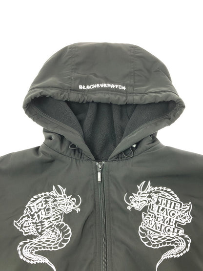 【中古品】【メンズ】 THE BLACK EYE PATCH ザ ブラック アイ パッチ DRAGON EMBROIDERY NYLON JACKET BLACK ドラゴン 刺繍 ナイロン ジャケット アウター 142-260805-rt-07-tagh サイズ：S カラー：ブラック 万代Net店