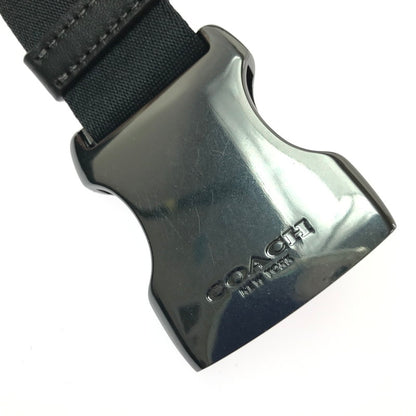【中古品】【メンズ】 COACH コーチ SIGNATURE ELIAS BELT BAG シグネチャー エリアス ベルトバッグ CJ506 カバン ボディバッグ 180-260806-su-09-tagh カラー：ブラック 万代Net店