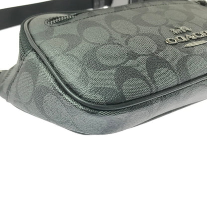 【中古品】【メンズ】 COACH コーチ SIGNATURE ELIAS BELT BAG シグネチャー エリアス ベルトバッグ CJ506 カバン ボディバッグ 180-260806-su-09-tagh カラー：ブラック 万代Net店