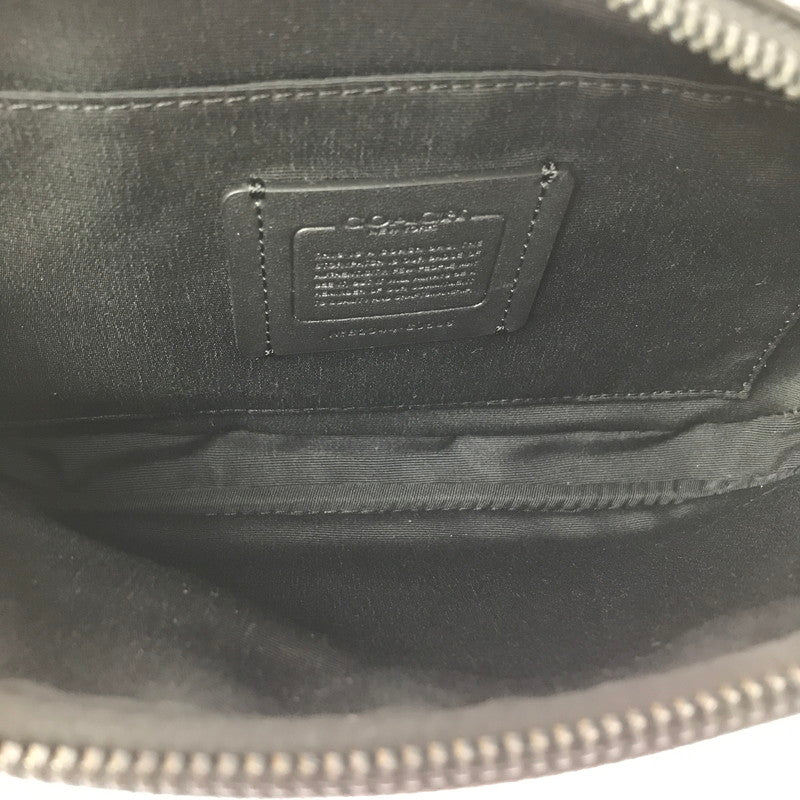 【中古品】【メンズ】 COACH コーチ SIGNATURE ELIAS BELT BAG シグネチャー エリアス ベルトバッグ CJ506 カバン ボディバッグ 180-260806-su-09-tagh カラー：ブラック 万代Net店
