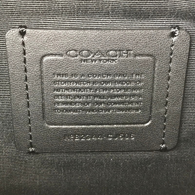 【中古品】【メンズ】 COACH コーチ SIGNATURE ELIAS BELT BAG シグネチャー エリアス ベルトバッグ CJ506 カバン ボディバッグ 180-260806-su-09-tagh カラー：ブラック 万代Net店