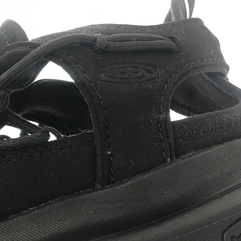 【中古品】【メンズ】 KEEN キーン UNEEK WK BLACK 1030271 ユニーク ダブル ケー スニーカー 靴 164-260805-rt-25-tagh サイズ：26cm US8 カラー：ブラック 万代Net店