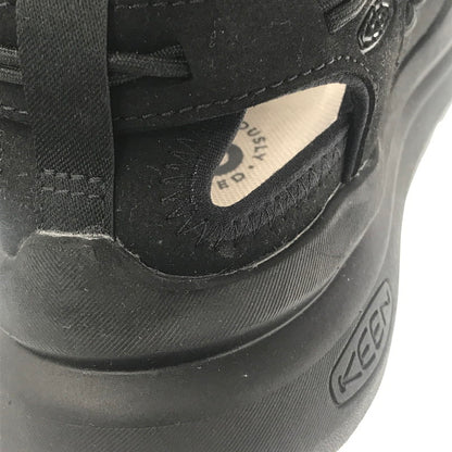 【中古品】【メンズ】 KEEN キーン UNEEK WK BLACK 1030271 ユニーク ダブル ケー スニーカー 靴 164-260805-rt-25-tagh サイズ：26cm US8 カラー：ブラック 万代Net店