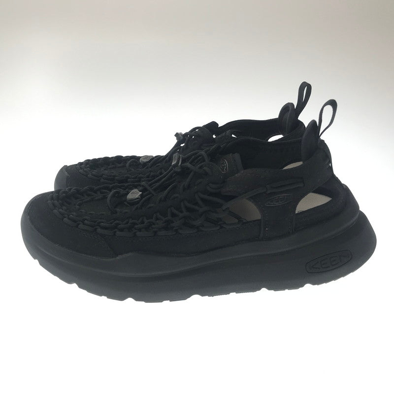 【中古品】【メンズ】 KEEN キーン UNEEK WK BLACK 1030271 ユニーク ダブル ケー スニーカー 靴 164-260805-rt-25-tagh サイズ：26cm US8 カラー：ブラック 万代Net店