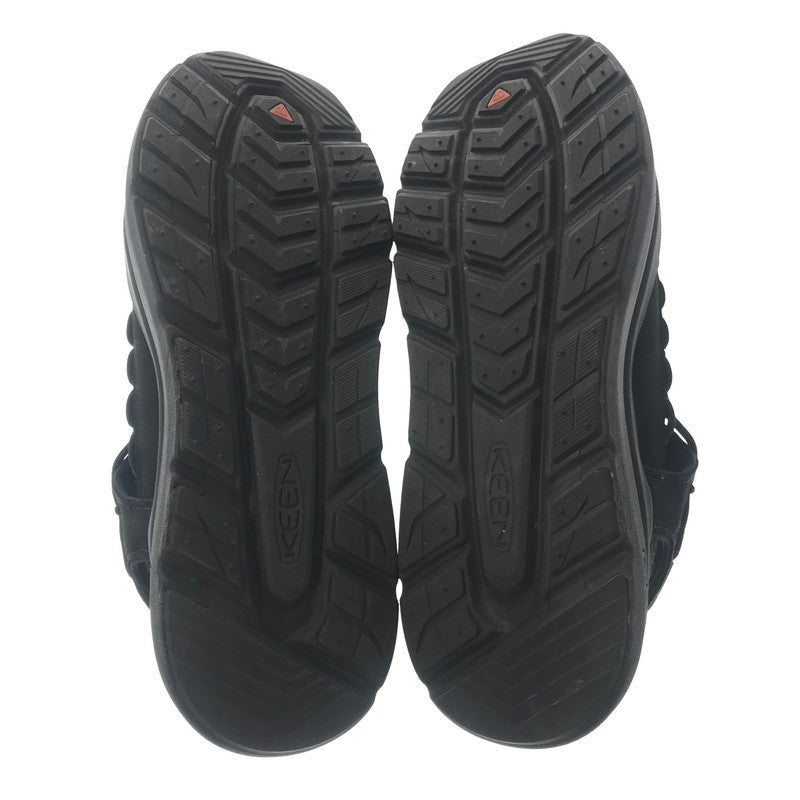 【中古品】【メンズ】 KEEN キーン UNEEK WK BLACK 1030271 ユニーク ダブル ケー スニーカー 靴 164-260805-rt-25-tagh サイズ：26cm US8 カラー：ブラック 万代Net店