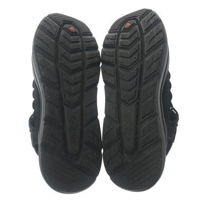 【中古品】【メンズ】 KEEN キーン UNEEK WK BLACK 1030271 ユニーク ダブル ケー スニーカー 靴 164-260805-rt-25-tagh サイズ：26cm US8 カラー：ブラック 万代Net店