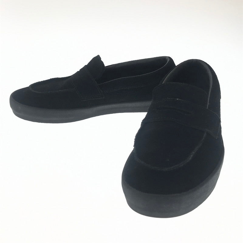 【中古品】【メンズ】 VANS SKATEBOARDING バンズ スケートボーディング SUEDE SLIP ON BLACK スエード スリッポン スニーカー 靴 162-260805-rt-29-tagh サイズ：26cm US8 カラー：ブラック 万代Net店