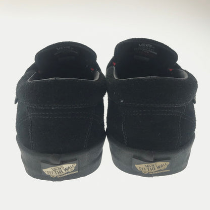 【中古品】【メンズ】 VANS SKATEBOARDING バンズ スケートボーディング SUEDE SLIP ON BLACK スエード スリッポン スニーカー 靴 162-260805-rt-29-tagh サイズ：26cm US8 カラー：ブラック 万代Net店
