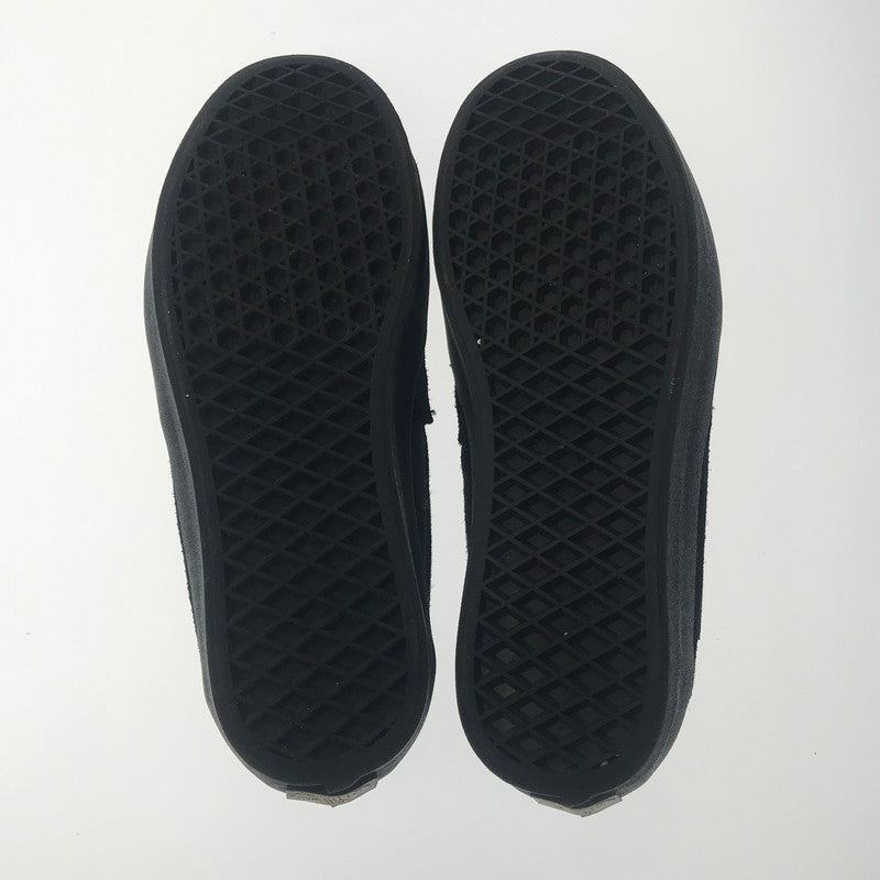 【中古品】【メンズ】 VANS SKATEBOARDING バンズ スケートボーディング SUEDE SLIP ON BLACK スエード スリッポン スニーカー 靴 162-260805-rt-29-tagh サイズ：26cm US8 カラー：ブラック 万代Net店