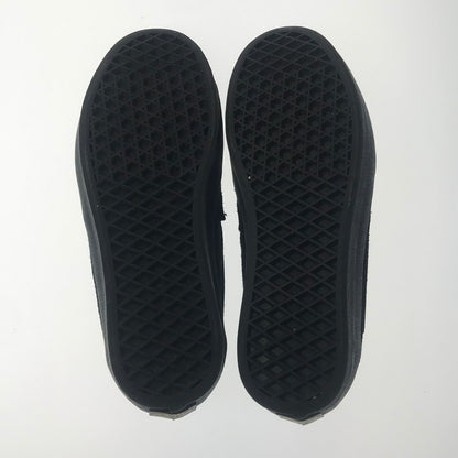 【中古品】【メンズ】 VANS SKATEBOARDING バンズ スケートボーディング SUEDE SLIP ON BLACK スエード スリッポン スニーカー 靴 162-260805-rt-29-tagh サイズ：26cm US8 カラー：ブラック 万代Net店