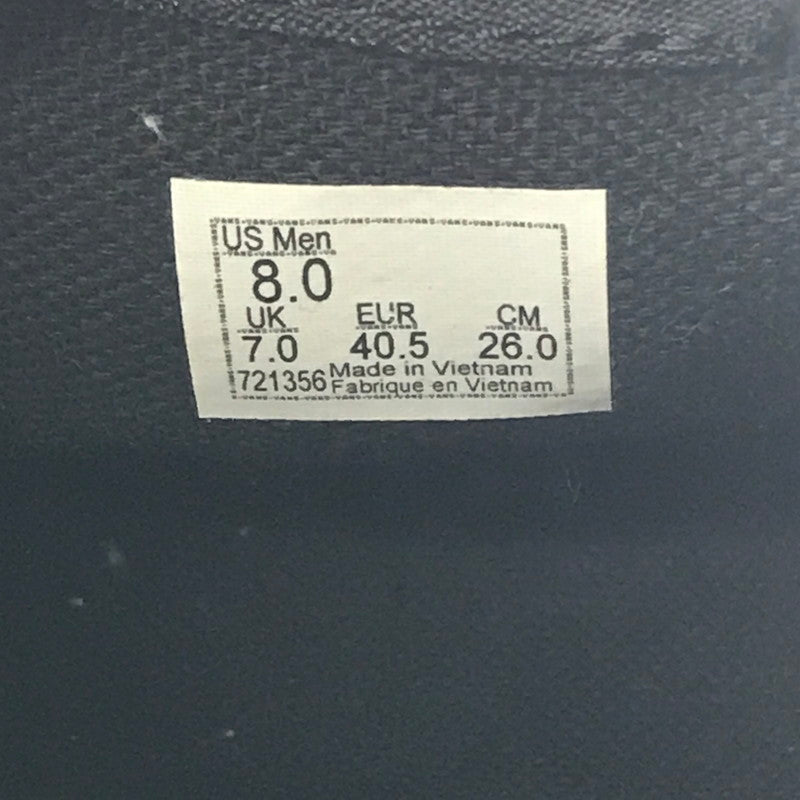 【中古品】【メンズ】 VANS SKATEBOARDING バンズ スケートボーディング SUEDE SLIP ON BLACK スエード スリッポン スニーカー 靴 162-260805-rt-29-tagh サイズ：26cm US8 カラー：ブラック 万代Net店